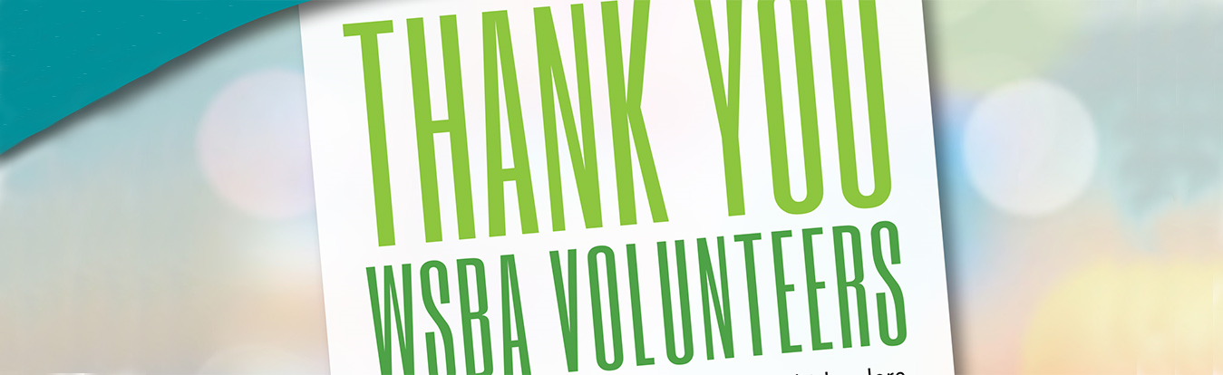 Thank You WSBA Volunteers