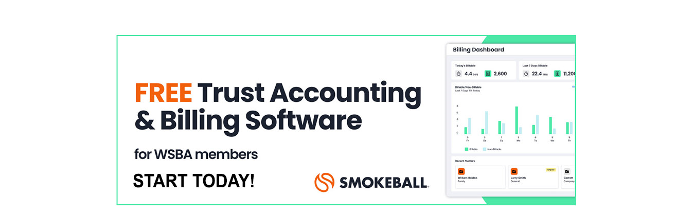 Smokeball Free Accounting & Billing Software banner