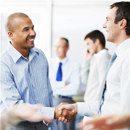 Attorney shaking hands