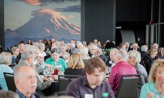 AttendeesattheWashingtonStateBarAssociations50-yearMemberLuncheonattheMuseumofFlightinSeattleJune62025