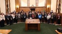 WashingtonSupremeCourtjusticeswithlegalprofessionalsandstudentsatthe2026LawDayevent