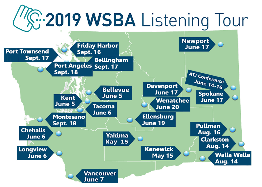 Listening Tour Map Listening Tour Map