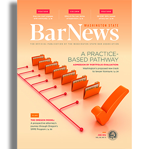 Bar News cover showing