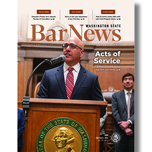 Bar News cover showing